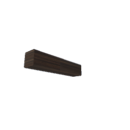 pole ceiling 25cm x 5cm x5cm Darkwood