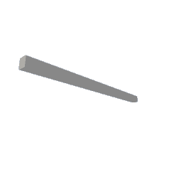pole ceiling 100cm x 5cm x5cm White Gloss