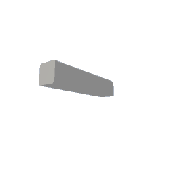 pole ceiling 25cm x 5cm x5cm White Gloss