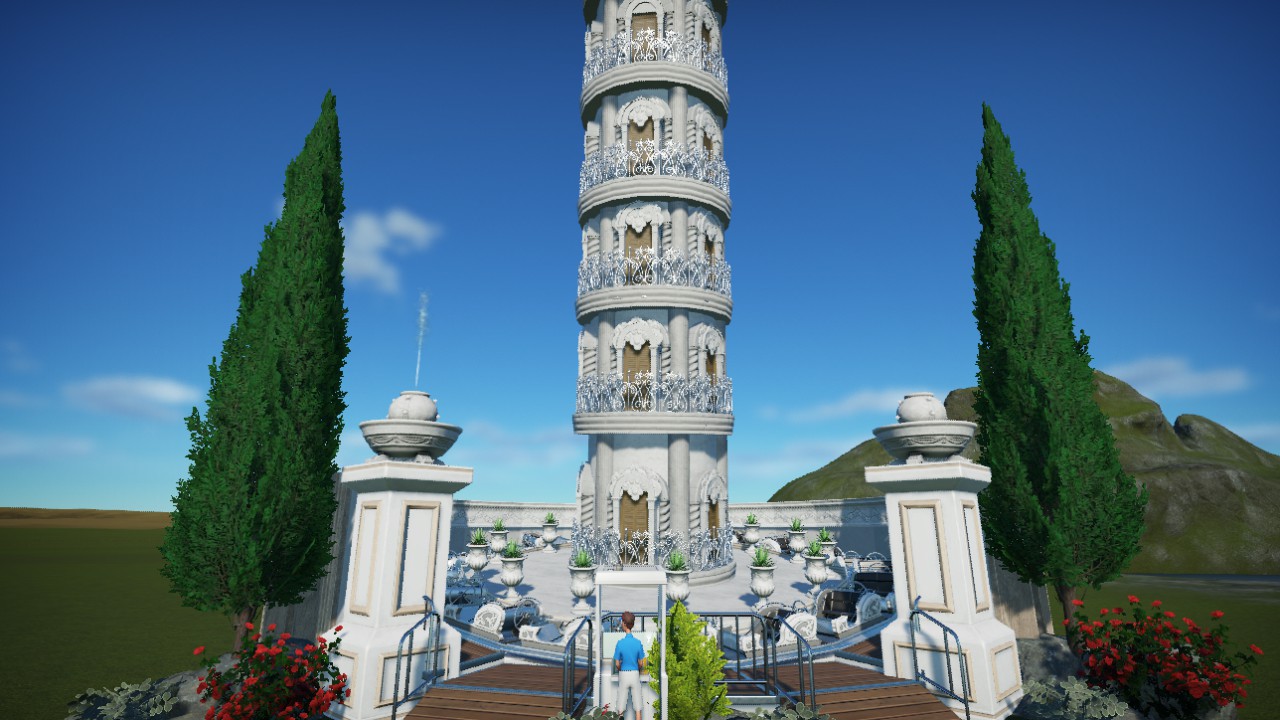 round the pisa tower