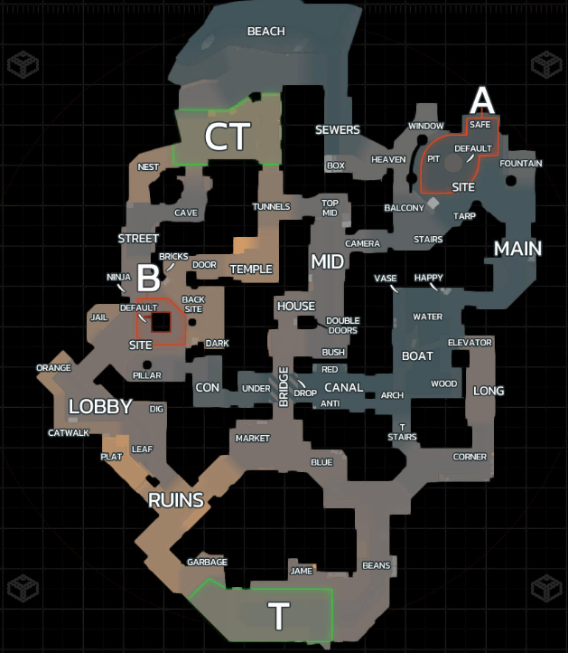 Steam Community :: Guide :: CS:GO Callouts Maps [2023]