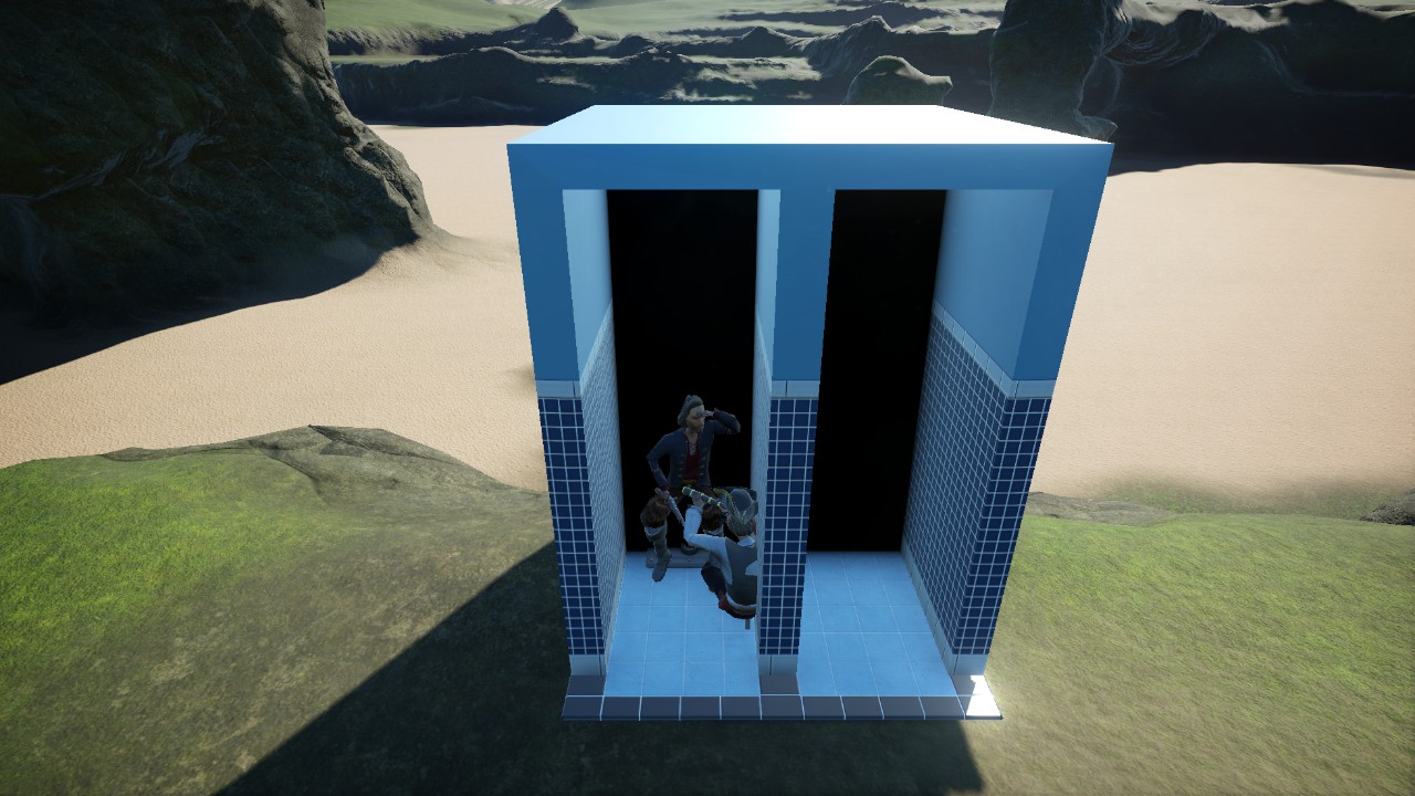Toilet with decoration