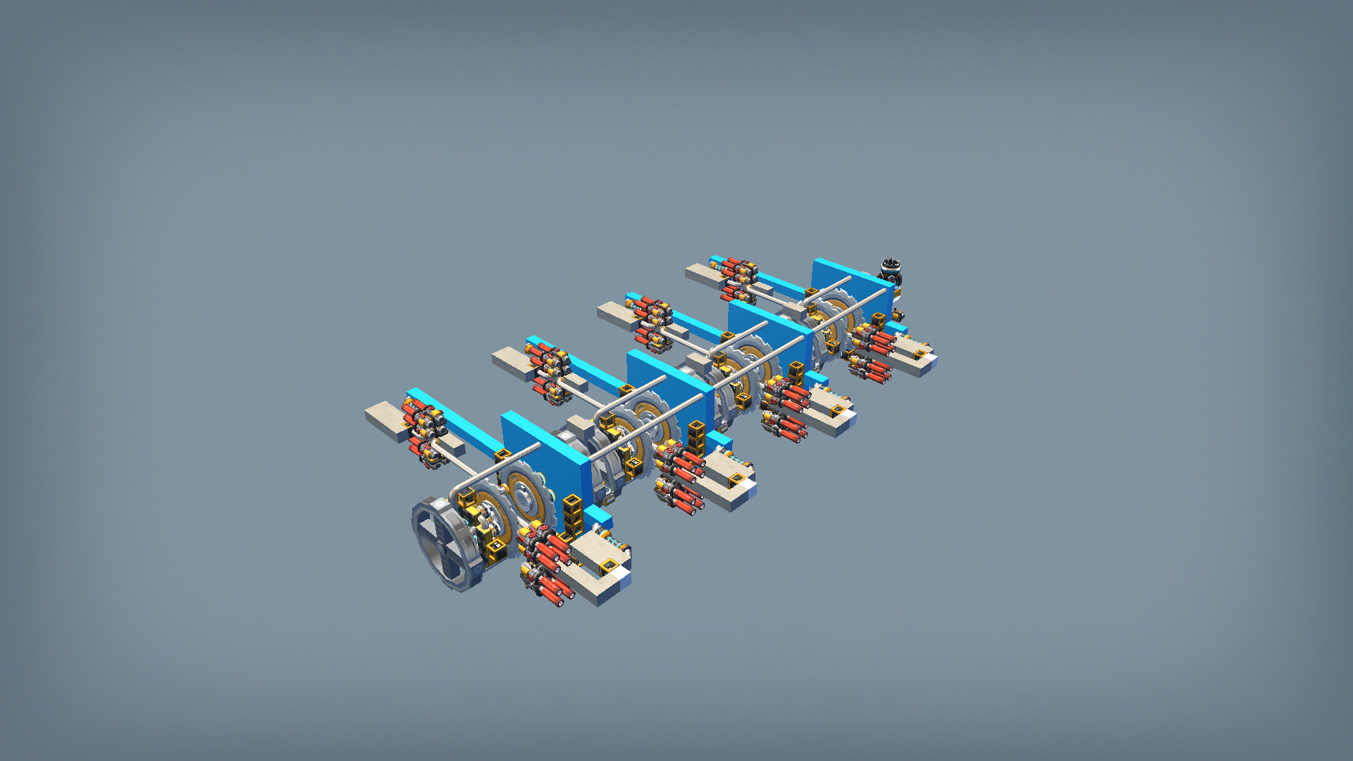Strong Fast Spudgun Piston Engine (v8)