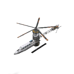Axial engine helicopter