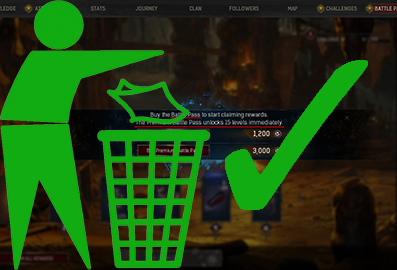Disable Battlepass Content