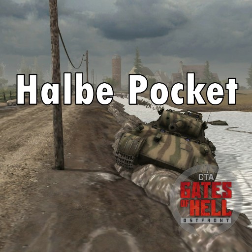 Halbe Pocket (map) / Хальбский котёл (карта)