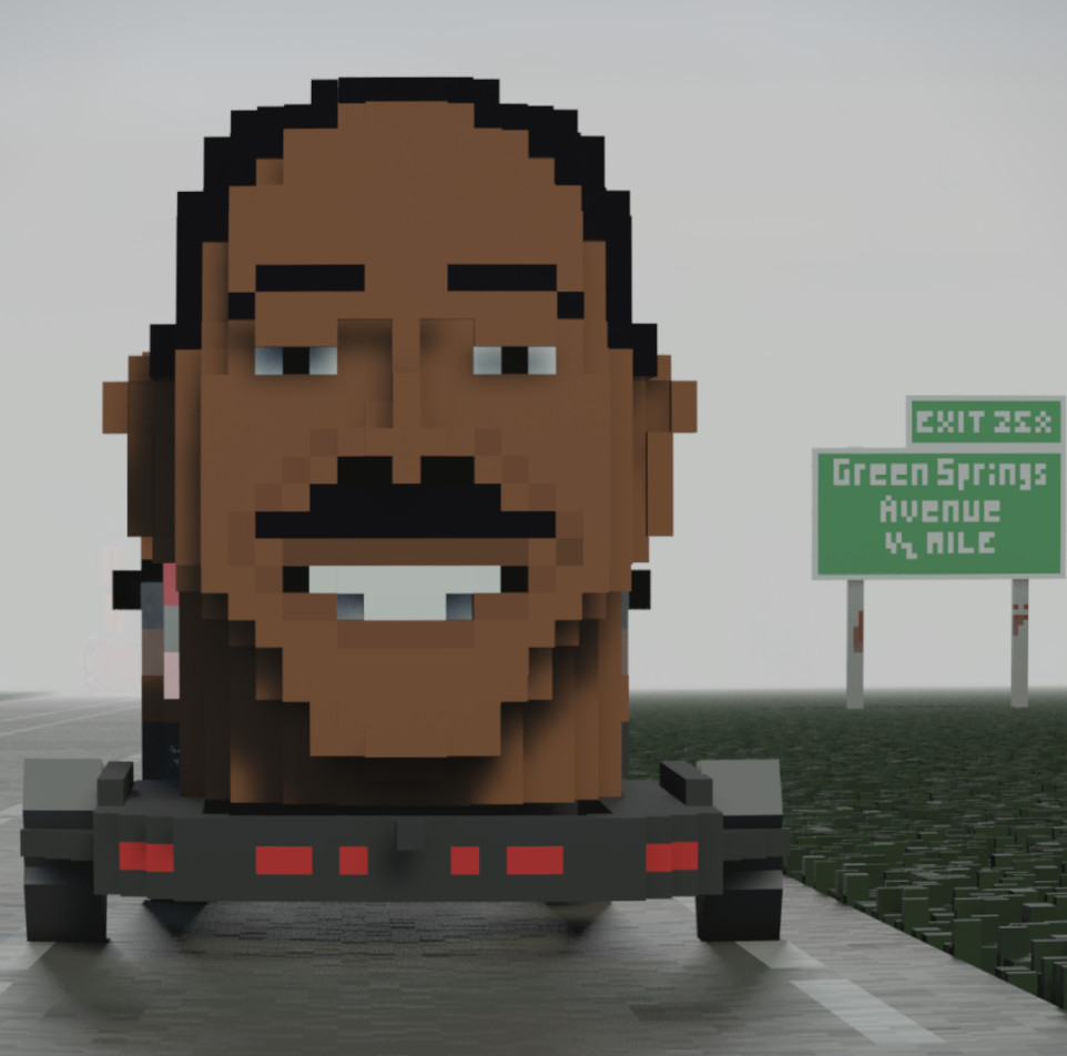 Eddie Murphy Head Car