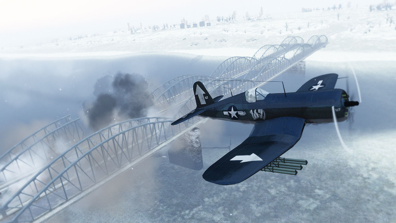 Korean war - Sinuiju bridges  bombing