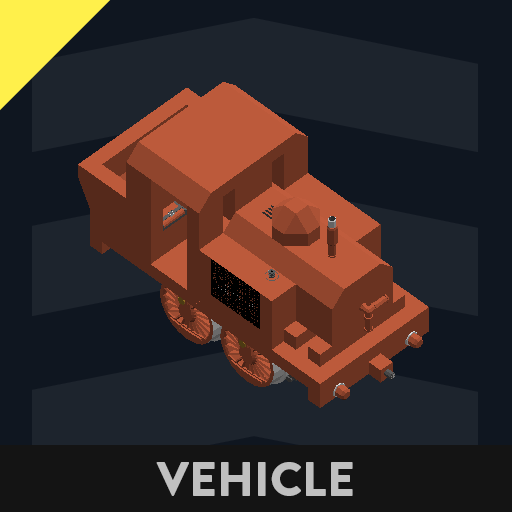 Matchbox Scrap Steam Locomotive (Variant 1)
