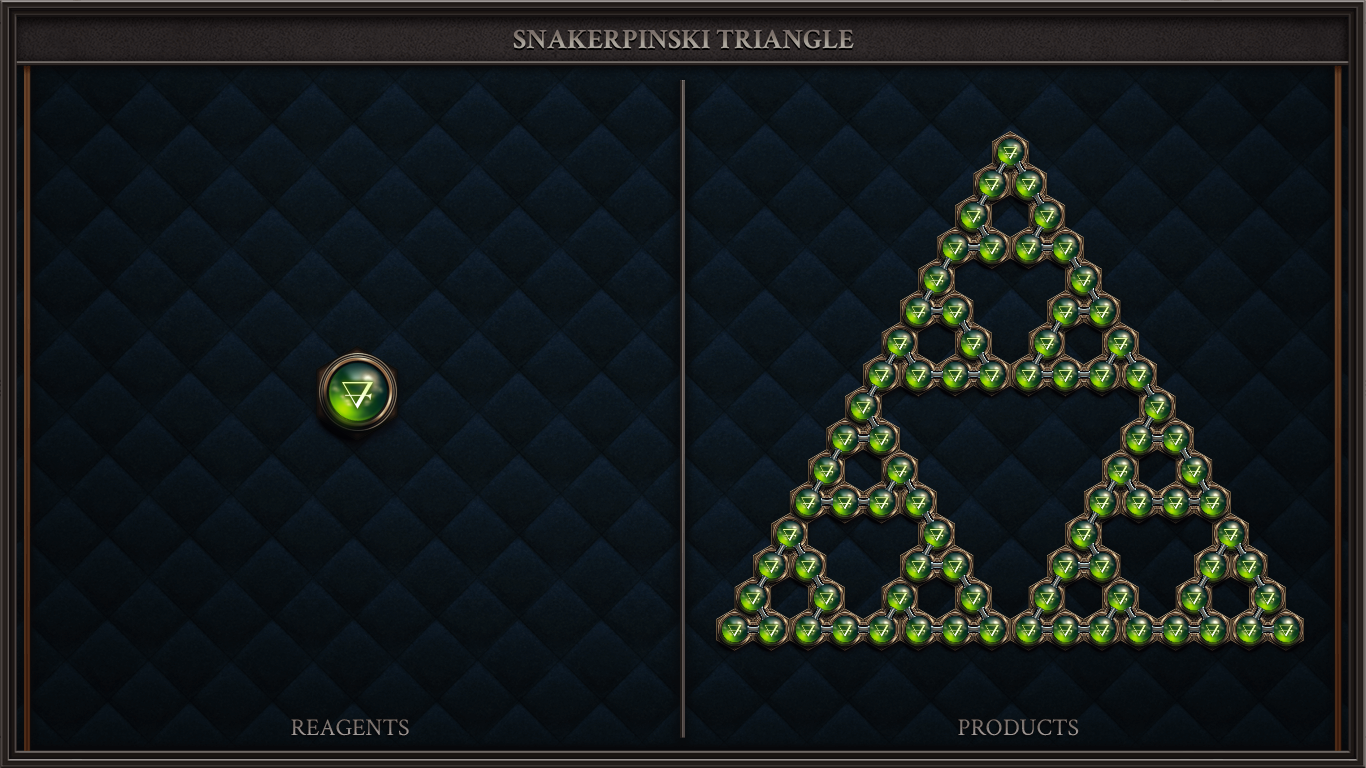 Snakerpinski Triangle