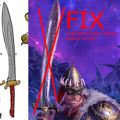 Tzar Guard (Great Weapons) Sword Model Fix