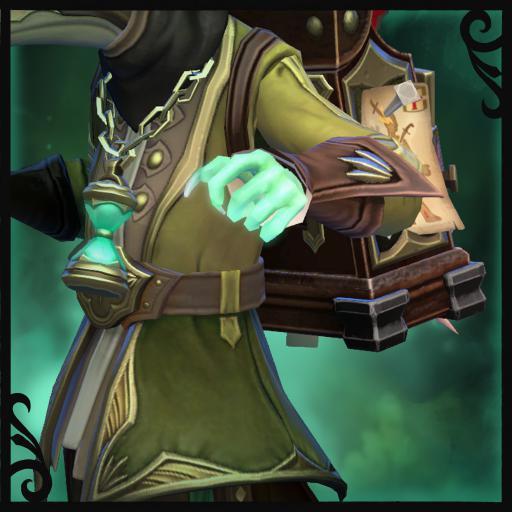 Plague doctor — Shoulders