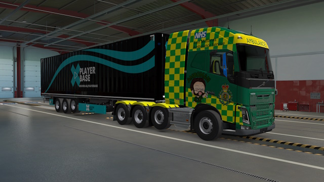Amboman Volvo Truck Skin 8x4 Truck Skin
