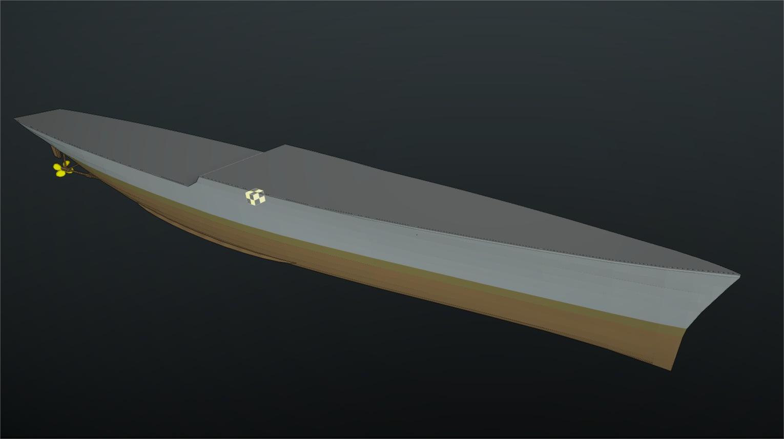 Hull HMS DD 1