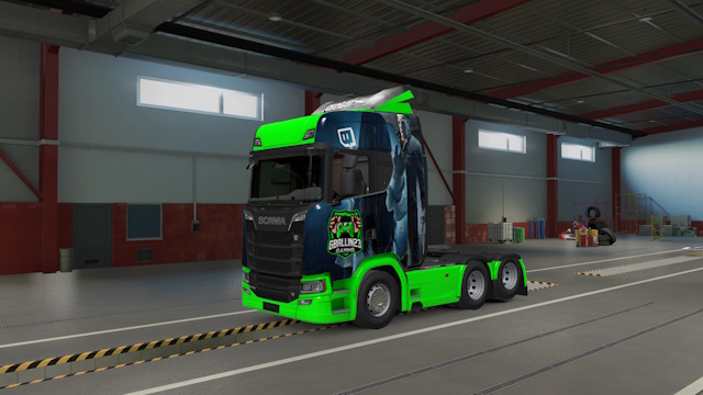Gballin23 Gaming Scania S High Roof Truck Skin