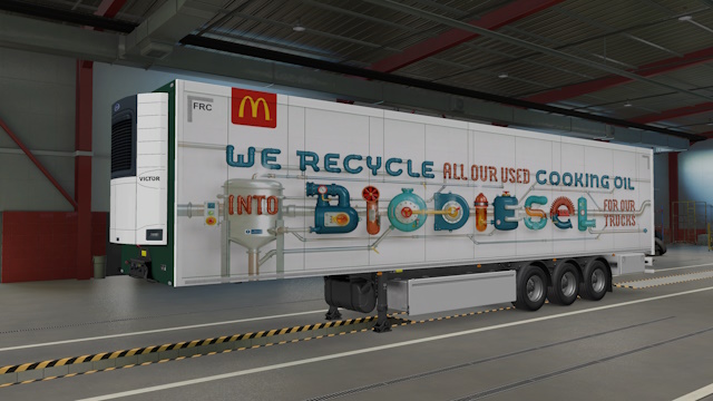 Mcdonalds BioDiesel Trailer Skin