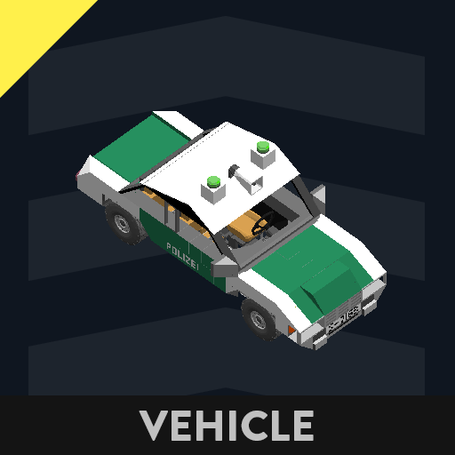 german 1970s police car preview