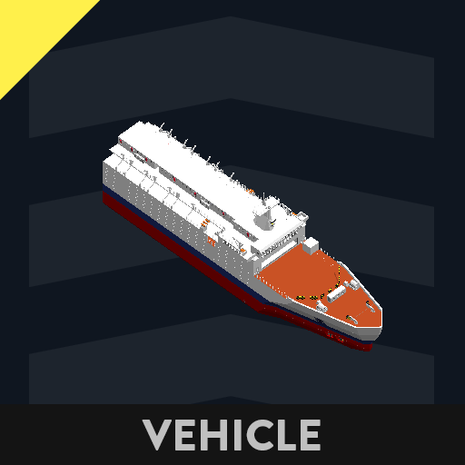 huge cargo ferry (will accept trains too) bow section preview