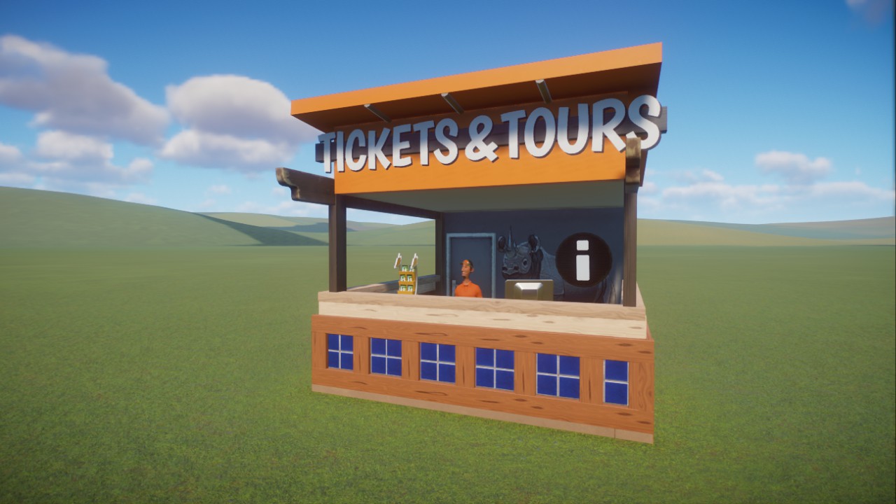 Ticket and Tours Stand