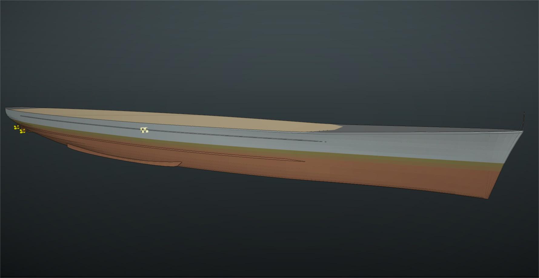 Hull HMS BB 2