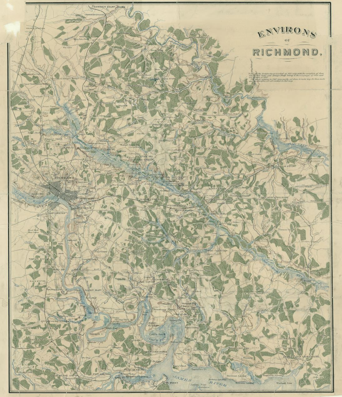 Peninsula Campaign Base Map
