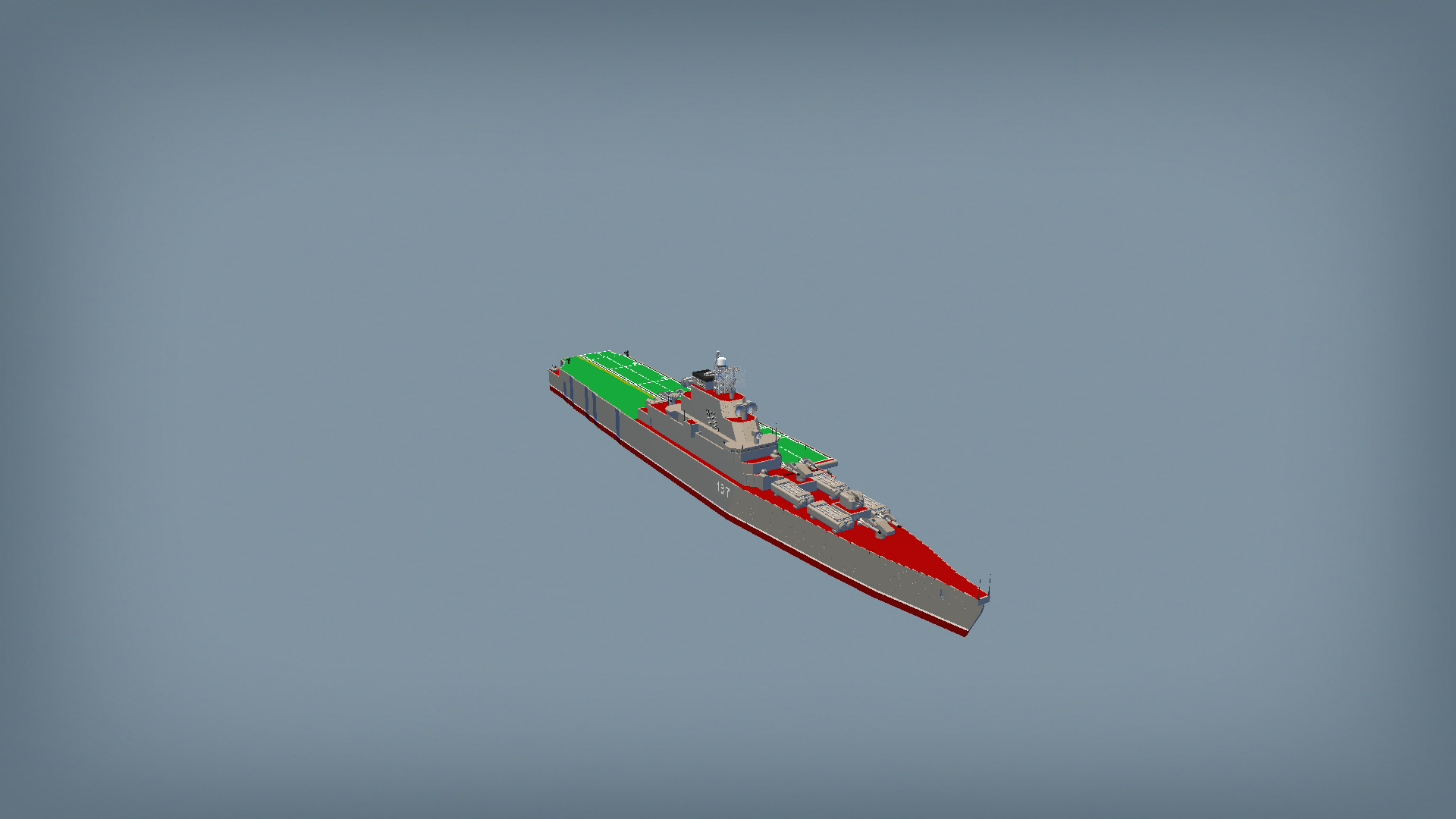 тяжёлый авианесущий крейсер "Новороссийск" / heavy aircraft-carrying cruiser "Novorossiysk"