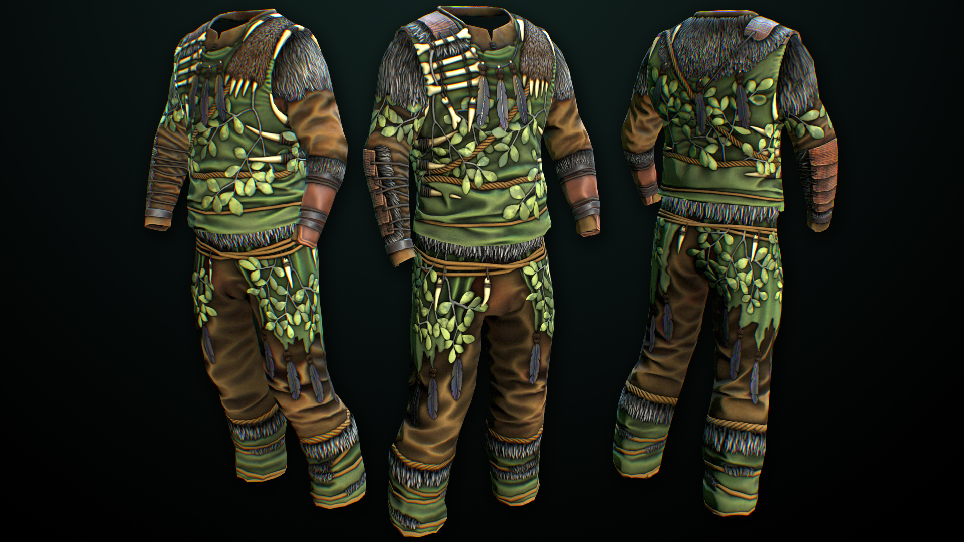 Druid Burlap Pants