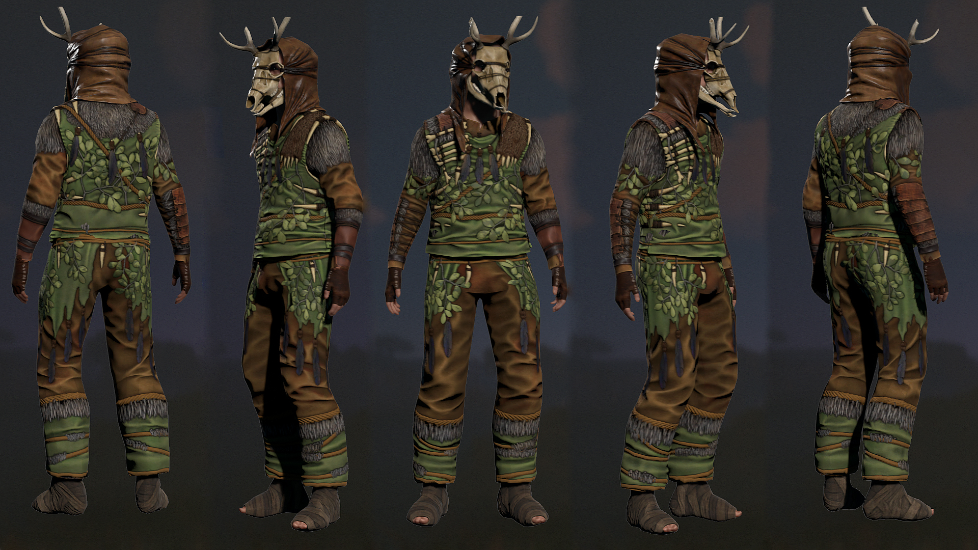 Druid Burlap Pants