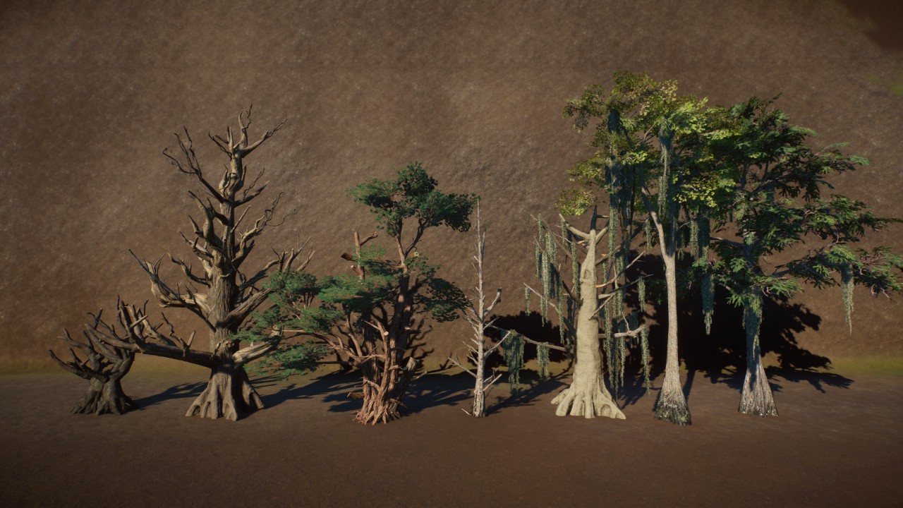 Custom Tree Pack 01 by Six Birds