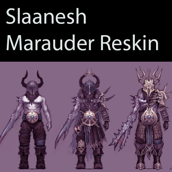 Slaanesh Marauder reskin