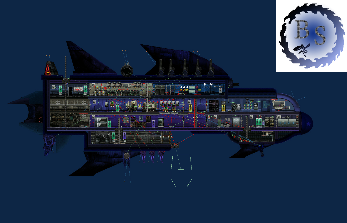 幽蓝分裂者——[黑钢船坞] – Barotrauma Mod
