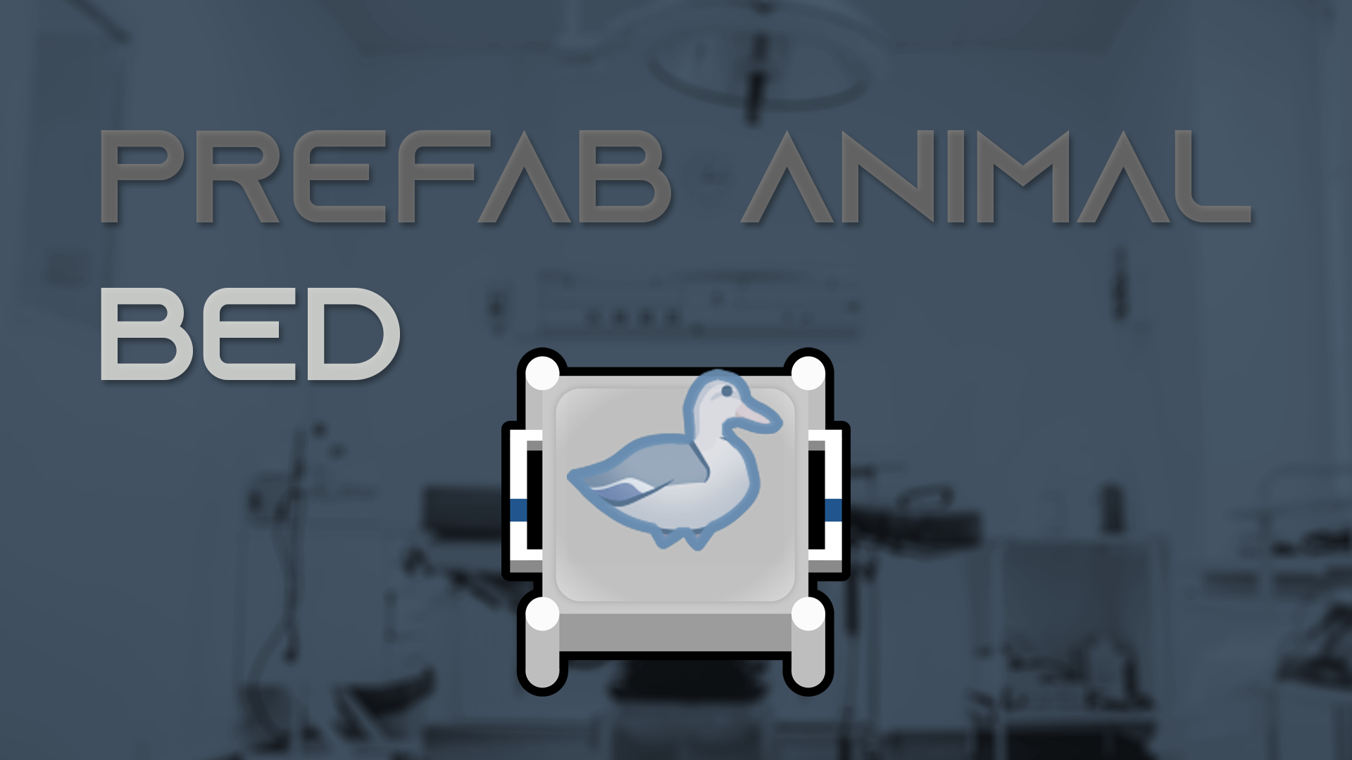 Prefab Animal Medical Bed