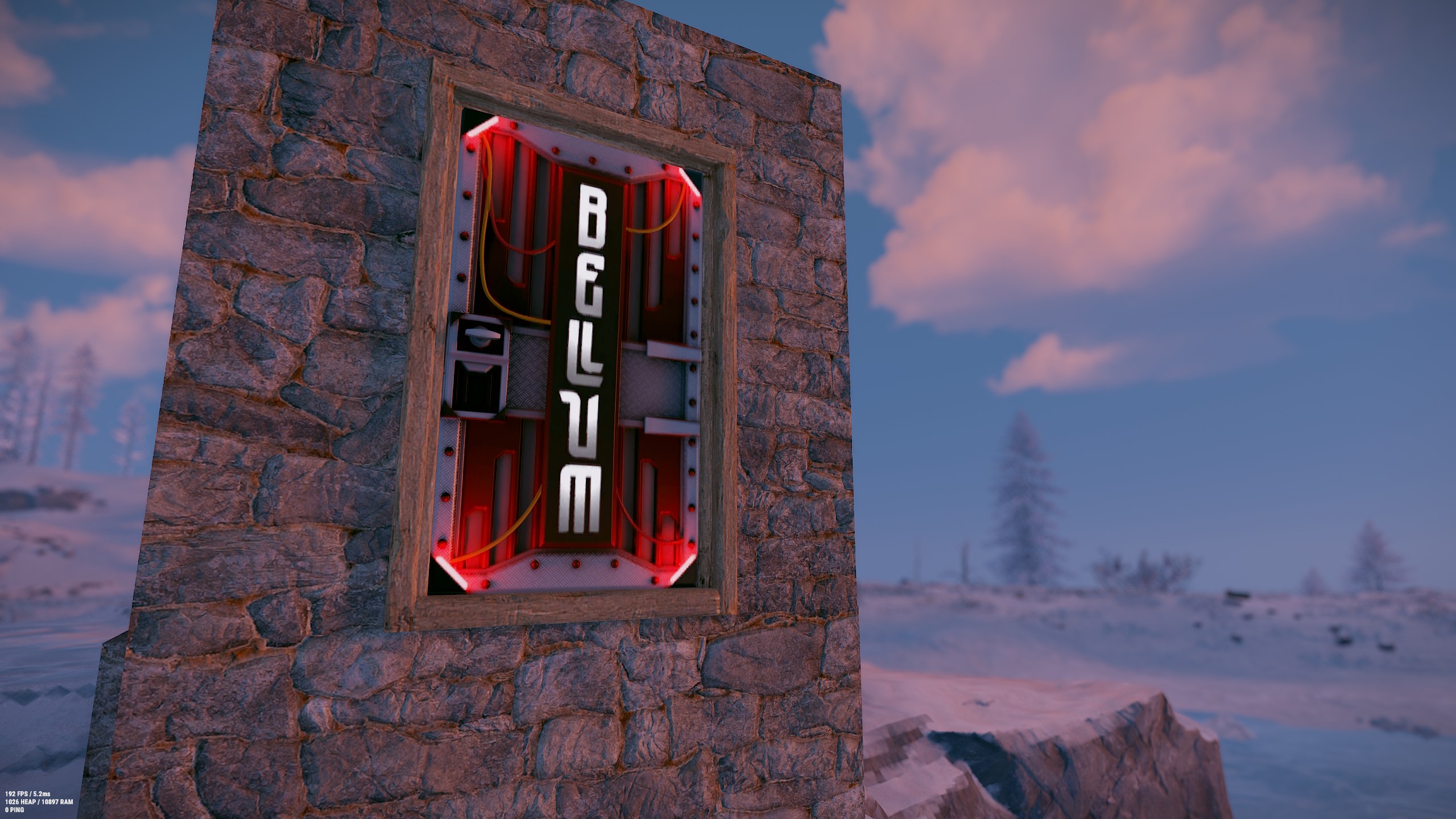 BELLUM Sheet Metal Door
