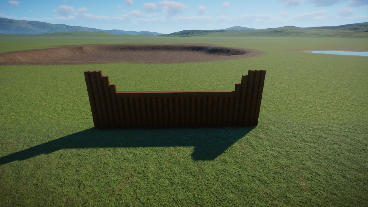 Simple Wood Wall