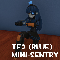 (Figure) TF2 - Mini-Sentry (Blue)