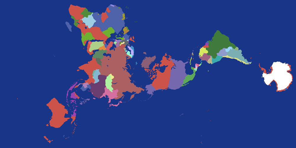 Dymaxion World Map - WW2