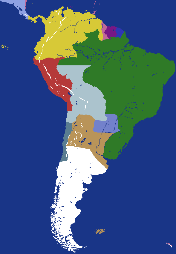 South America - 1825