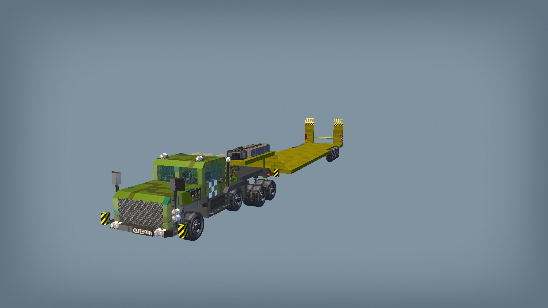 Army semi truck 01