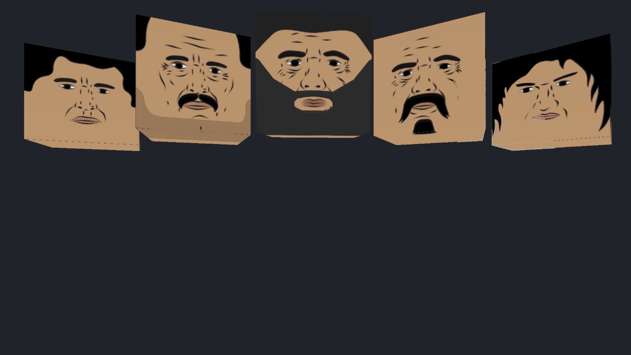 Custom Saloon Amigos Head Texture Pack