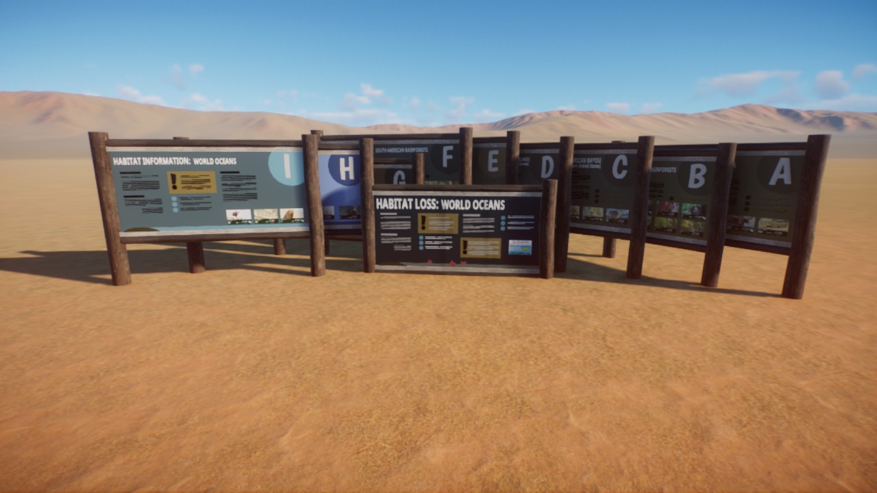 Wetlands Habitat Signs