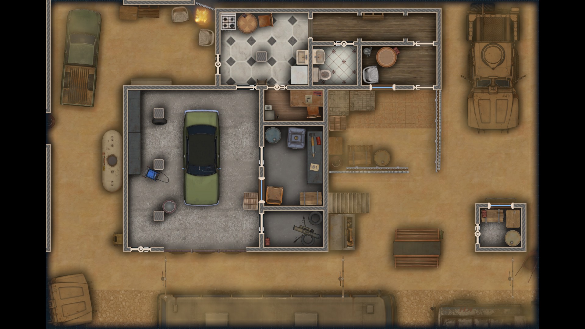 Raid on Garage