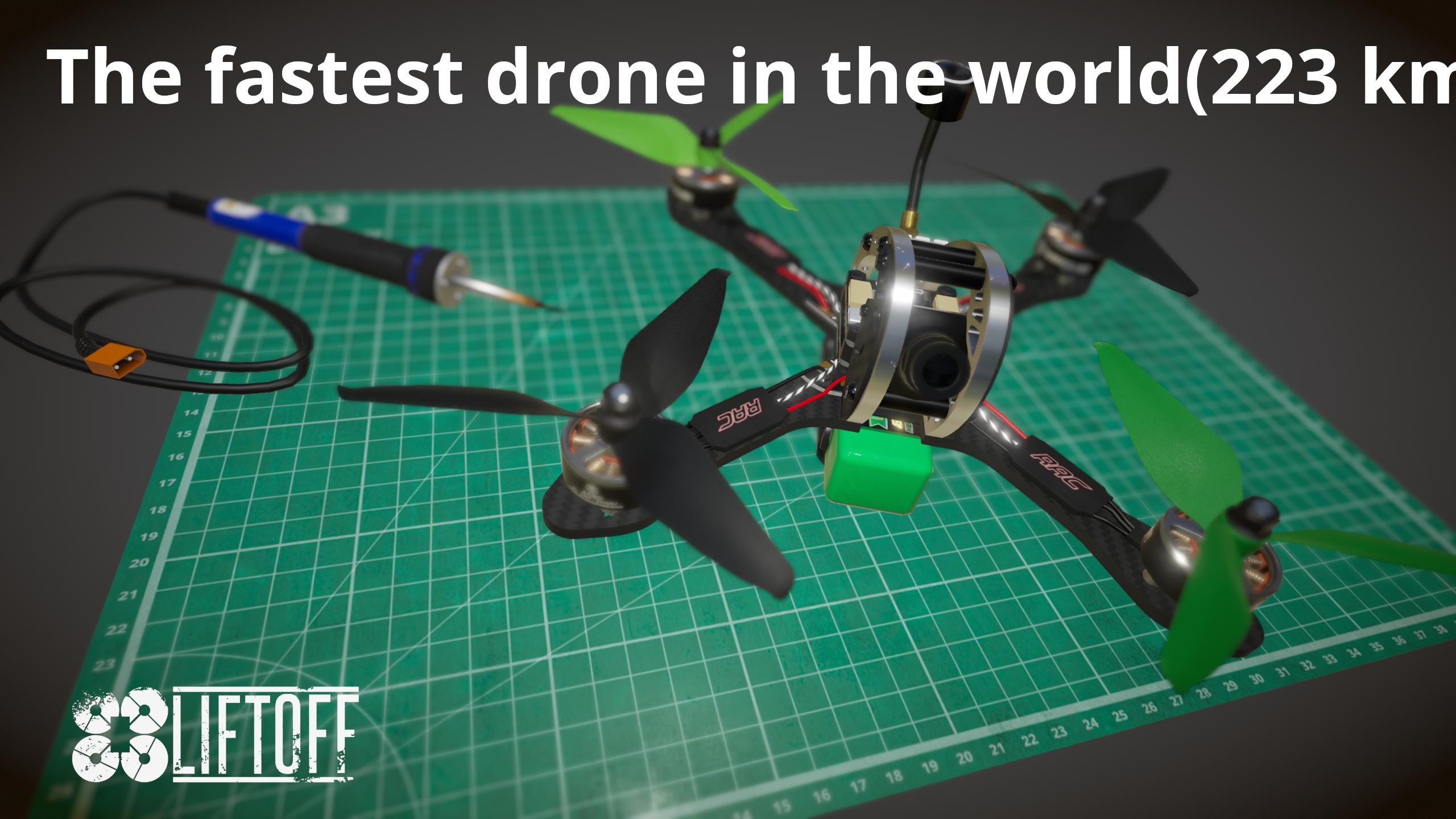 The fastest drone in the world(223 km/h)