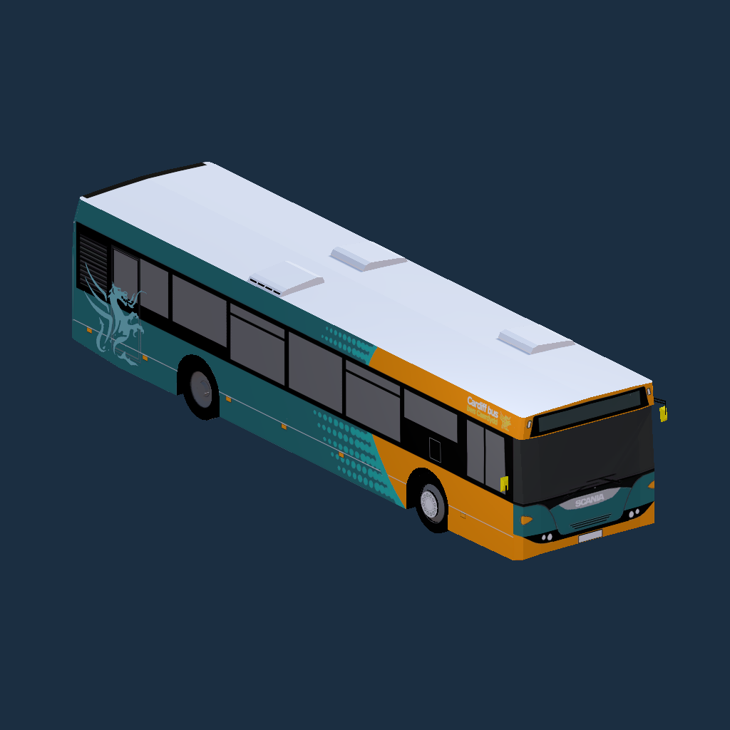 Cardiff Bus Unbranded OmniCity (old)
