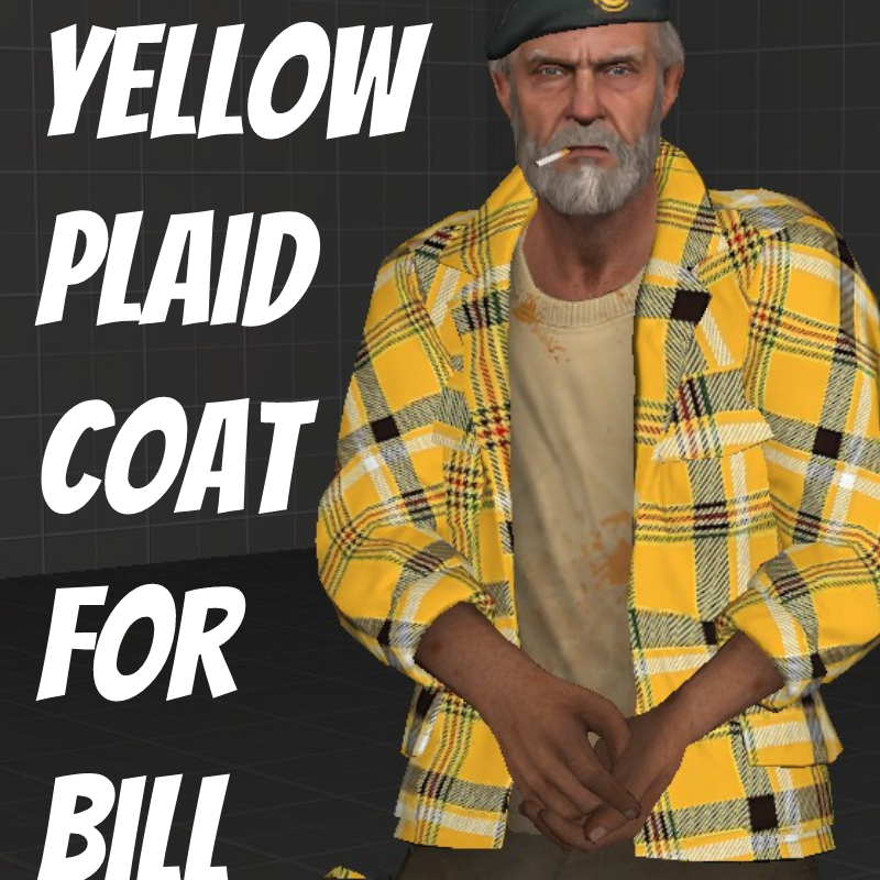 Bill: Yellow Plaid Coat (reskin)