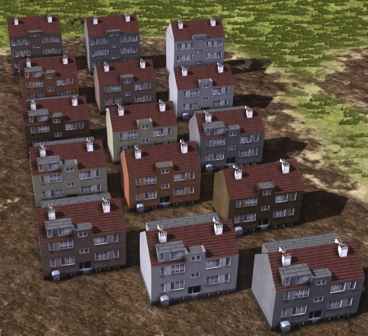 [Pack 1] Skins for German low density housing (30s)