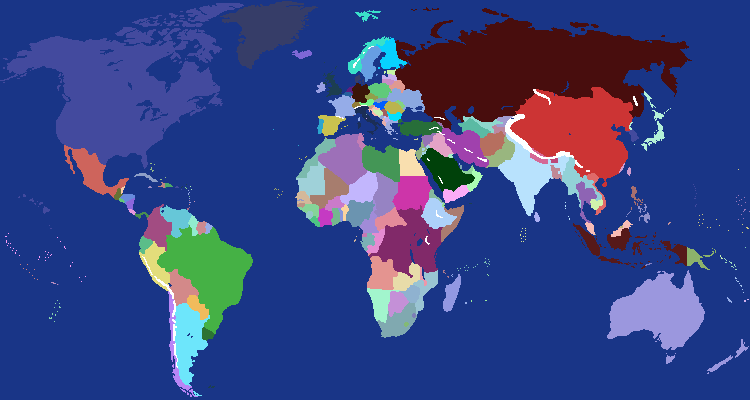 World Map - WW3 (Large)