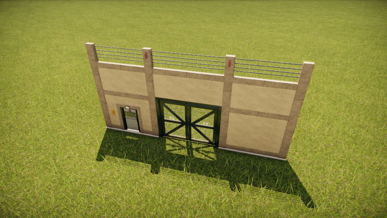 Staff Access Gate - 6 meters tall - 90's Safari Theme