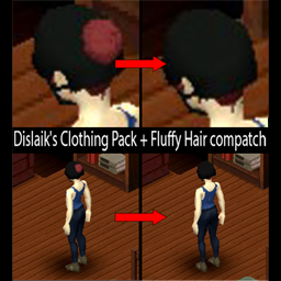 Dislaik's Clothing Pack + Fluffy Hair patch – Project Zomboid Mod