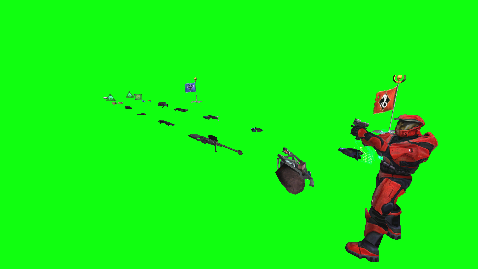Halo CE - Greenscreen Room