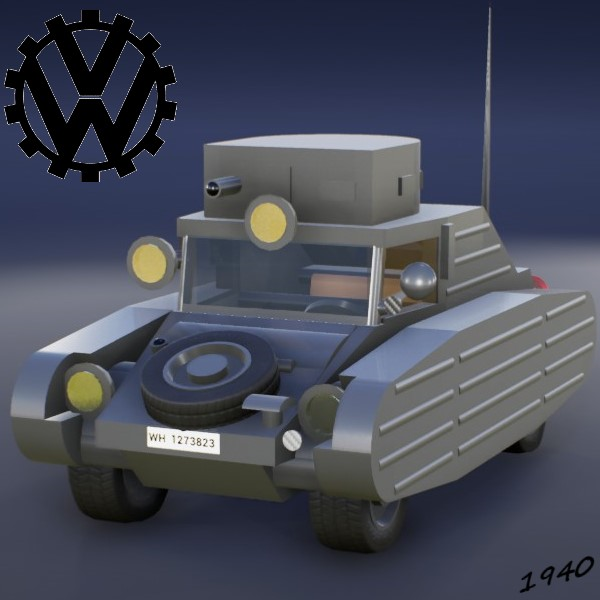 1940 Volkswagen Type 82/3 Kubelwagen (Dummy Tank)
